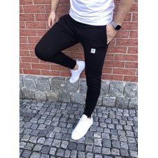 Adidas черные спортивные штаны slim слимы Адидас весна - осень - лето 