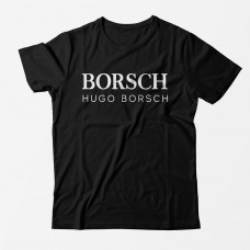 Футболка мужская черная Borsch HUGO Borsch