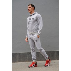 Cерый мужской спортивный костюм Adidas (Адидас), весна-осень 