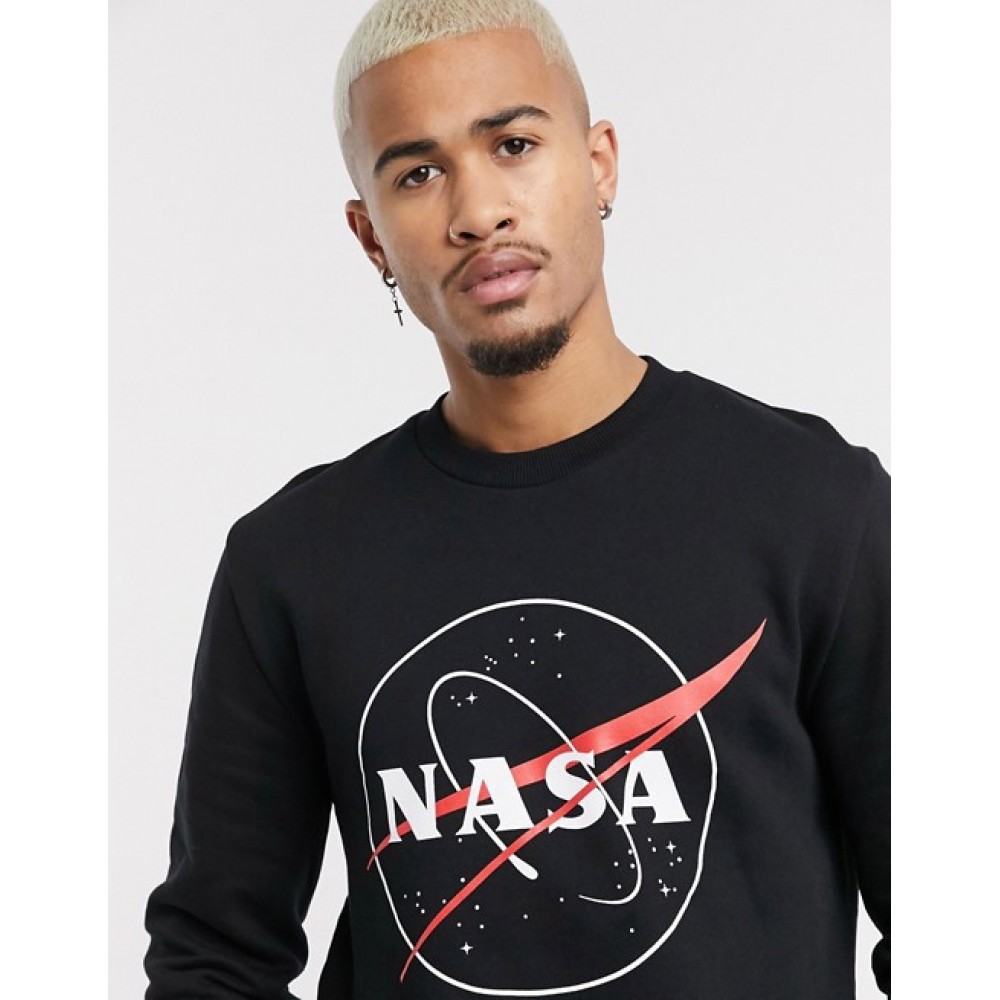 Свитшот чёрный NASA Big logo