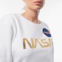 Свитшот белый NASA gold