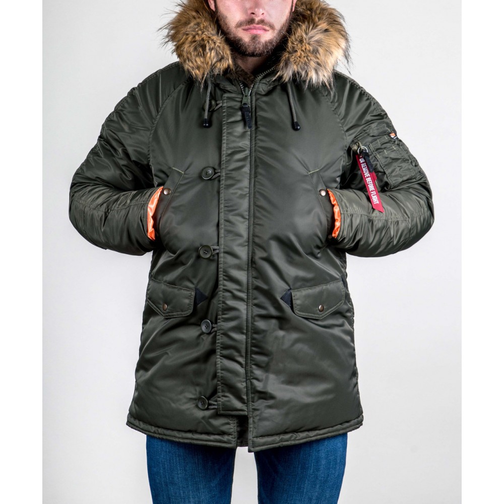 Куртка мужская Аляска N-3B, Classic. 