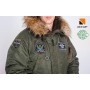Куртка мужская Аляска N-3B с нашивками 114 БрТА. 