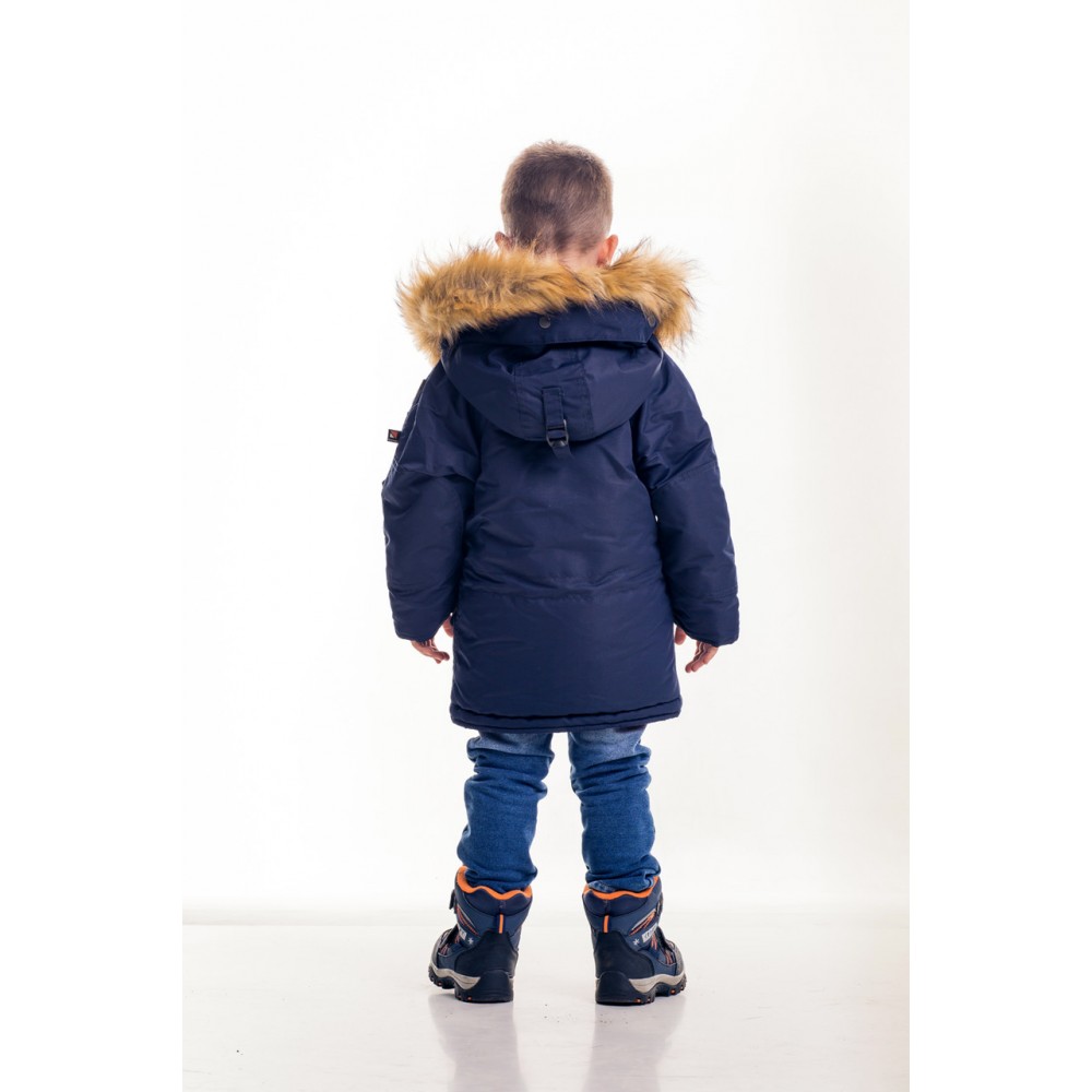 Куртка детская Аляска N-3B KIDS. Синя