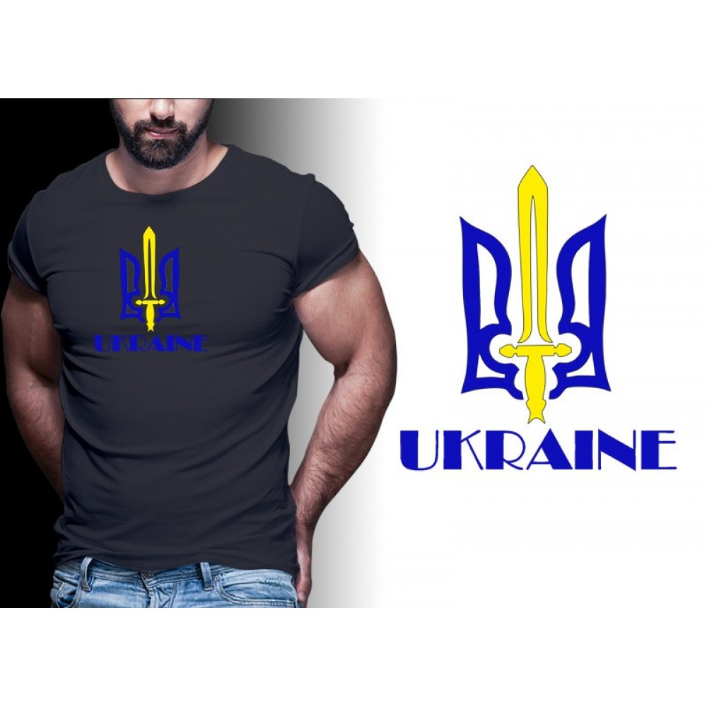 Футболка мужская патриотическая Украина