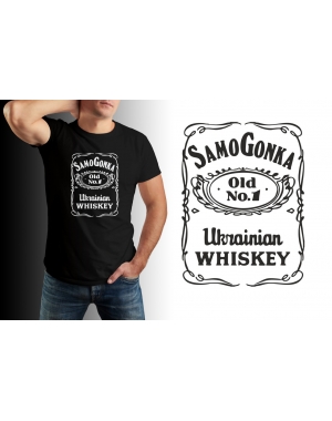 Чоловіча футболка патріотична SamoGonka Mishe 11100046 чорна