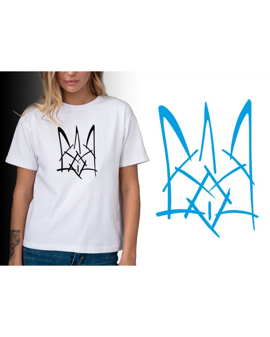 Женская футболка с гербом "Этно" Mishe 21100055