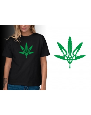 Жіноча футболка патріотична з гербом Mishe 211000113