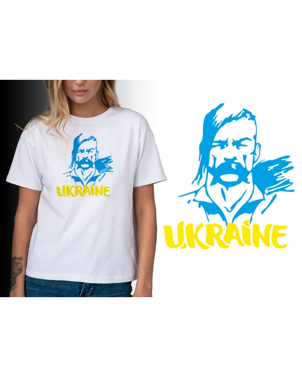 Женская футболка з козаком Mishe 211000111