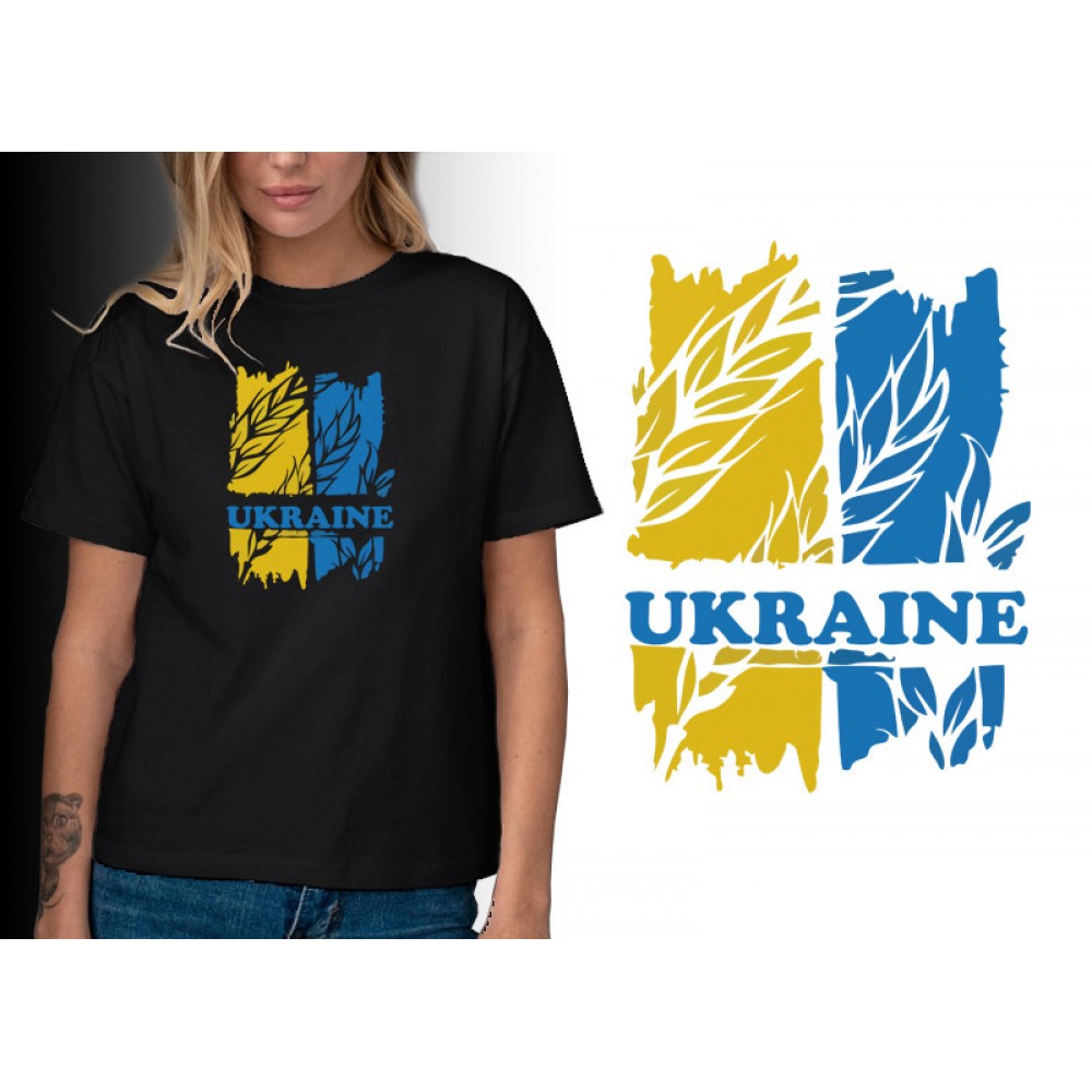 Женская футболка патриотическая UKRAINE