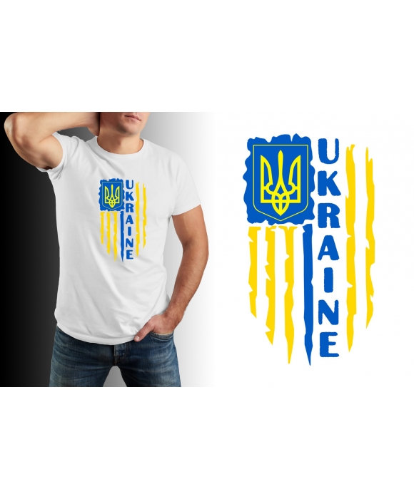 Мужская футболка патриотическая Ukraine Map Mishe 11100053
