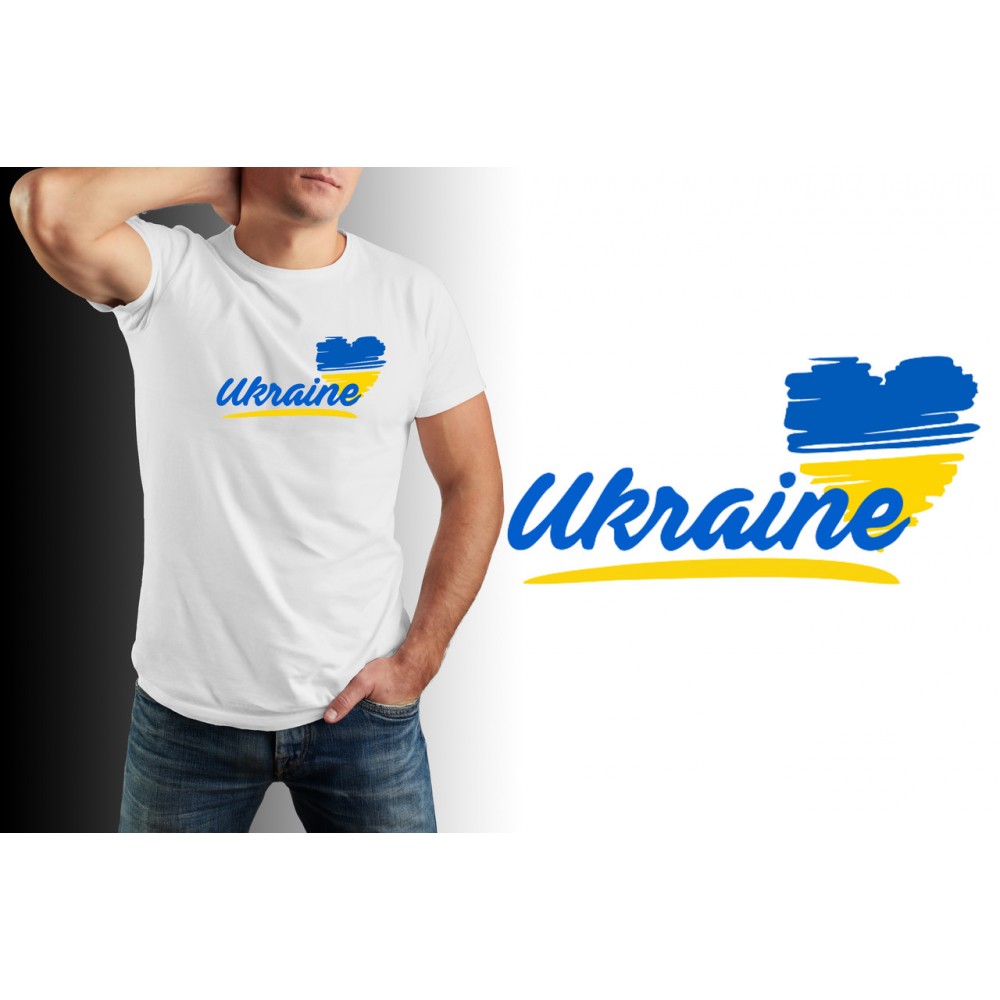 Мужская футболка патриотическая Ukraine