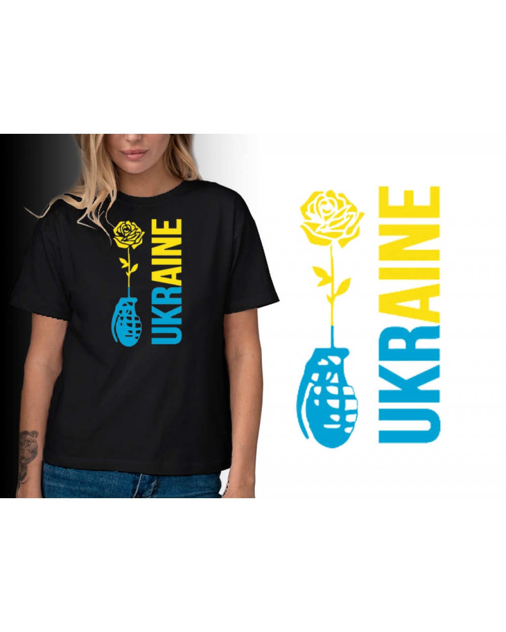 Жіноча футболка патріотична Ukraine Mishe 21100076