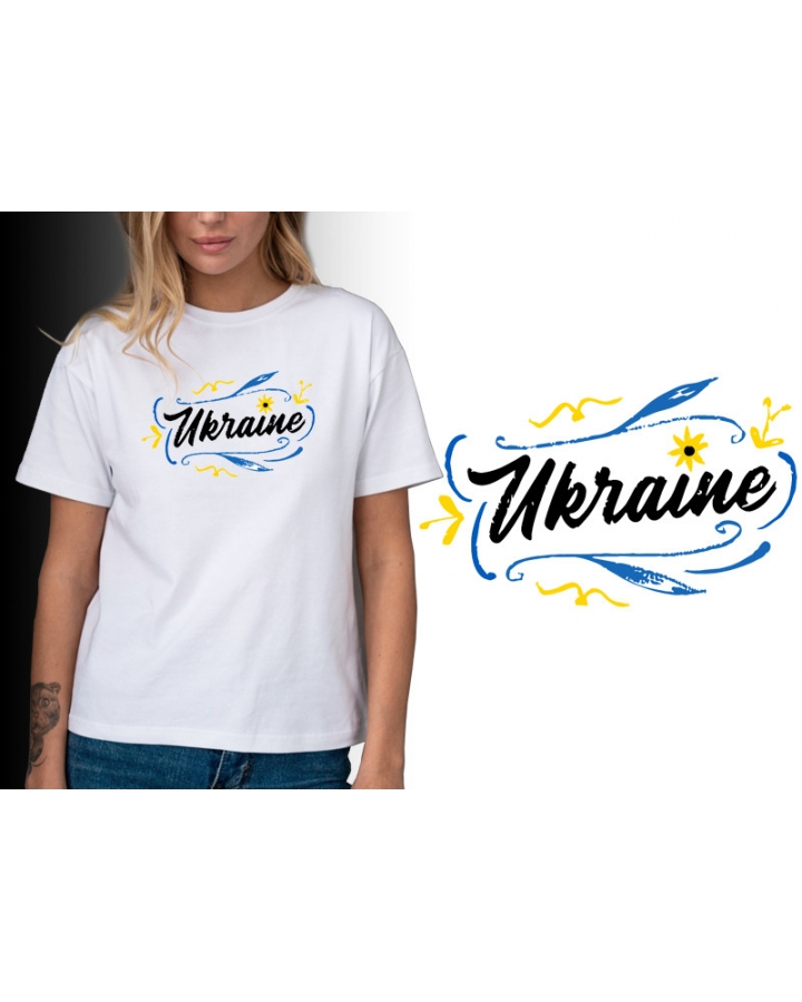Женская футболка патриотическая Ukraine Mishe 21100093