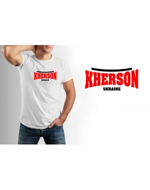 Футболка чоловіча Kherson Mishe 111000183 біла