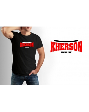 Футболка чоловіча стильна Kherson Mishe 111000232 чорна