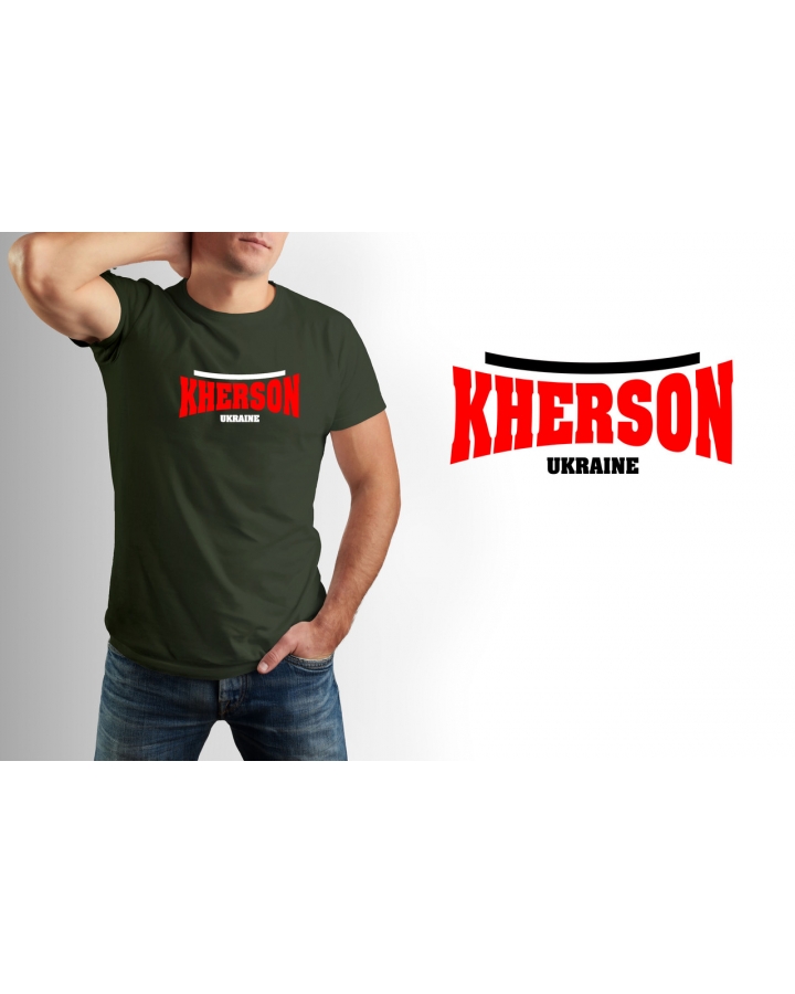 Футболка мужская летняя Kherson Mishe 111000192 хаки