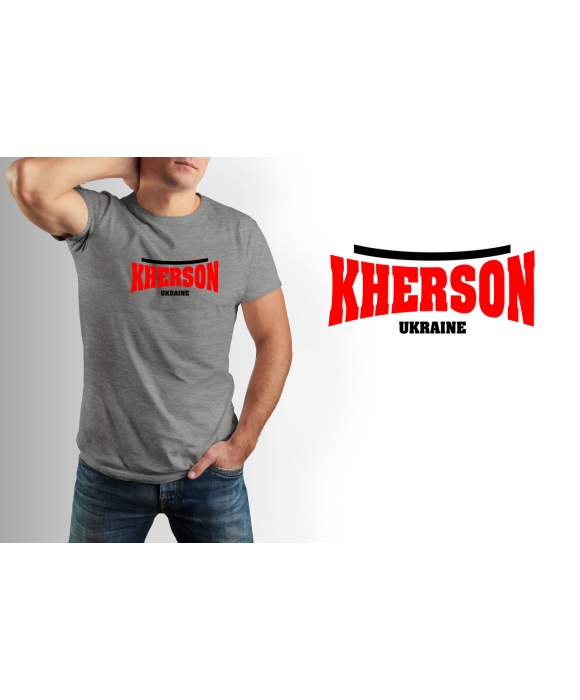 Футболка летняя яркая Kherson Mishe 111000169 красная