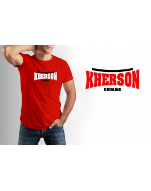 Літня футболка яскрава Kherson Mishe 111000169 червона