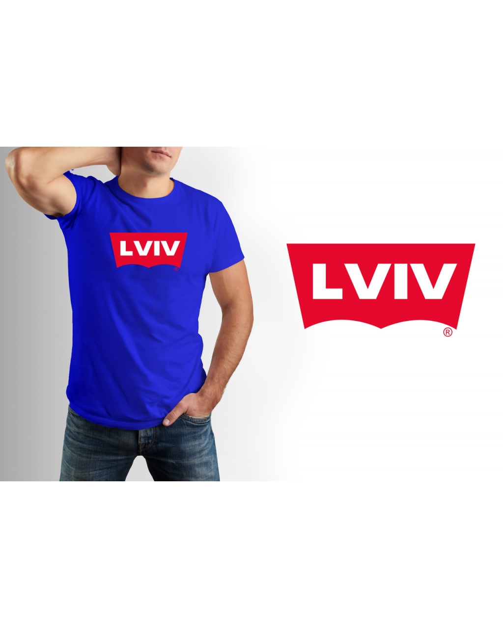 Футболка чоловіча стильна Lviv Mishe 111000233 жовта