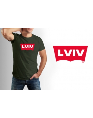 Футболка чоловіча повсякденна Lviv Mishe 111000222 хакі