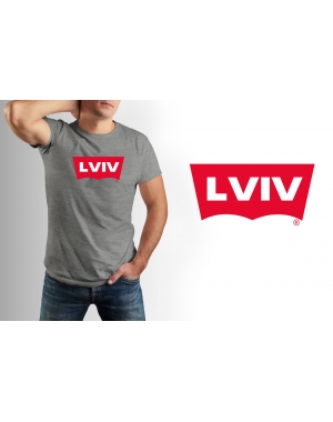 Футболка чоловіча Lviv Mishe 111000175 сіра