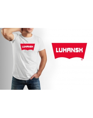 Футболка чоловіча Luhansk Mishe 111000174 біла