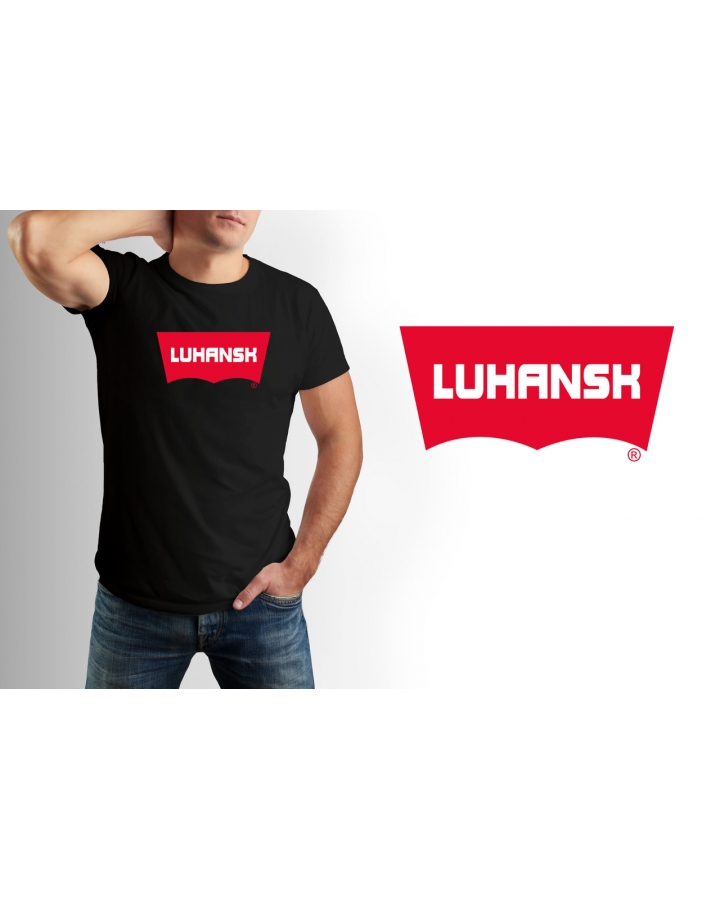 Футболка летняя мужская  Luhansk Mishe 111000161 черная