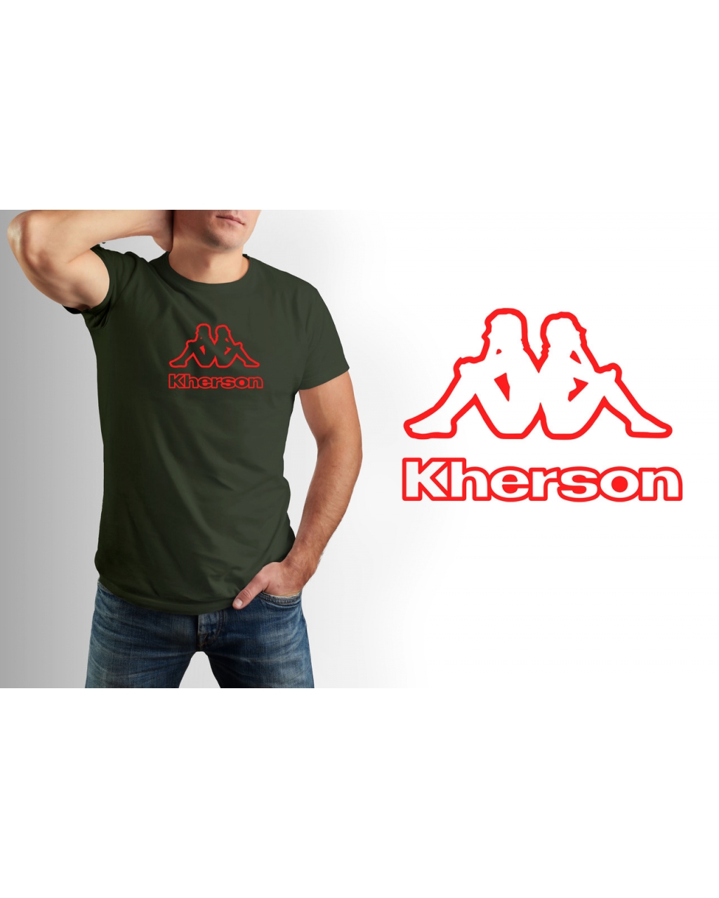 Футболка спортивная стильная Kherson Mishe 111000288 черная