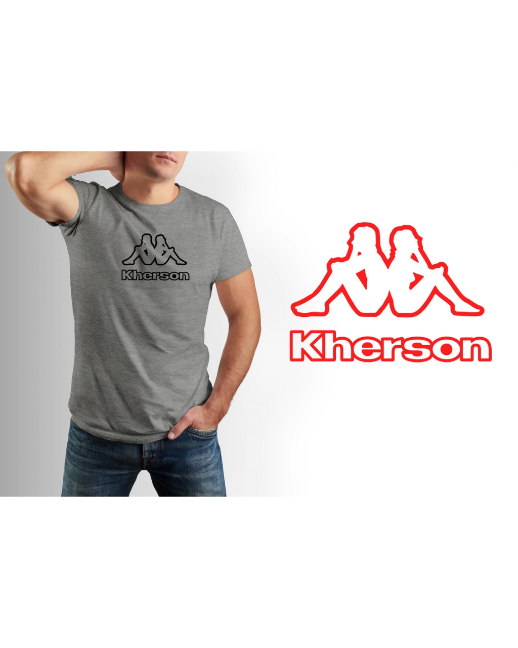 Футболка спортивная стильная Kherson Mishe 111000288 черная