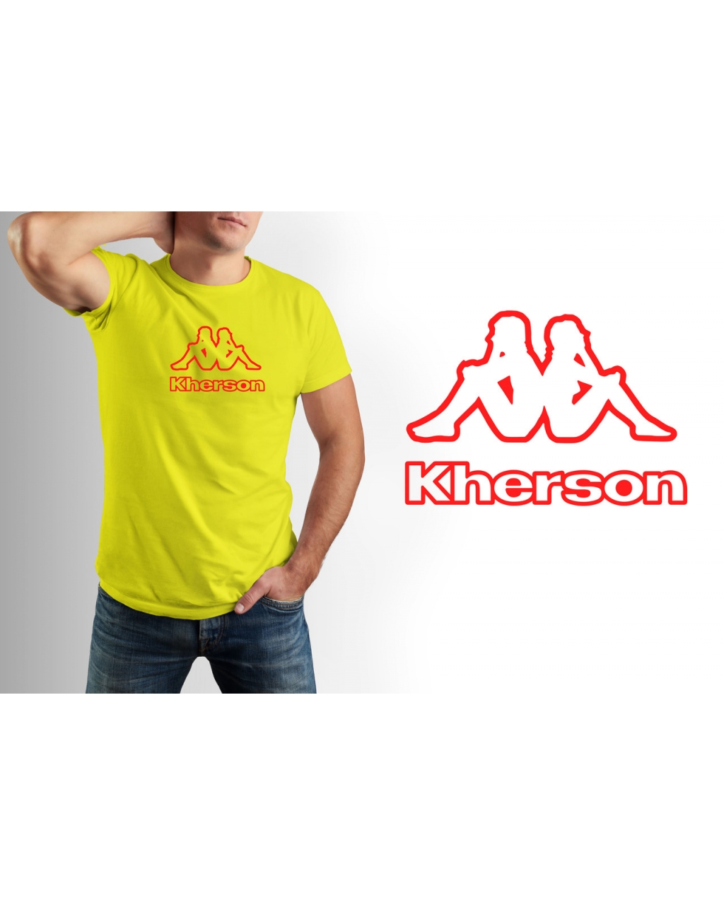 Футболка стильна Kherson Mishe 111000293 сіра