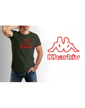 Футболка чоловіча повсякденна Kharkiv Mishe 111000221 хакі