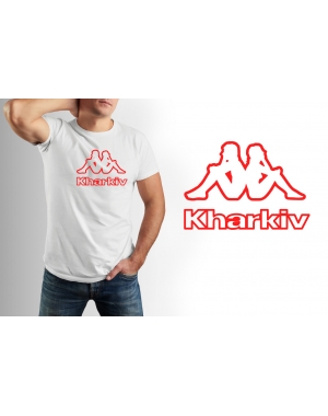Футболка чоловіча модна Kharkiv Mishe 111000274 біла