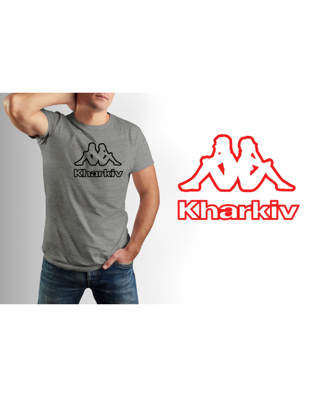 Футболка модна Kharkiv Mishe 111000171 чорна