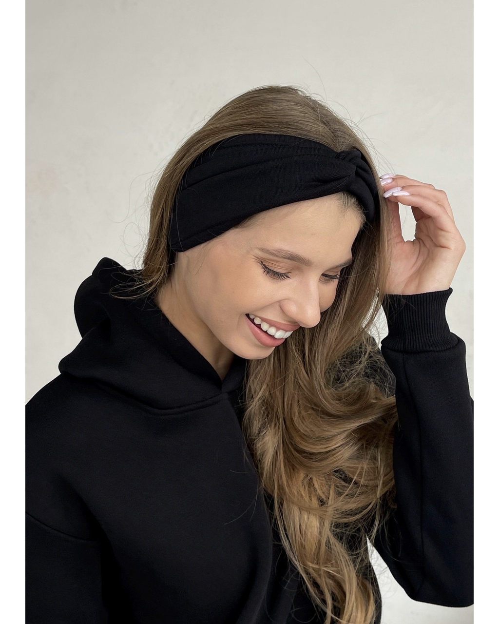 Теплий зимовий спортивний костюм жіночий чорний Merlini Бордо 100001021