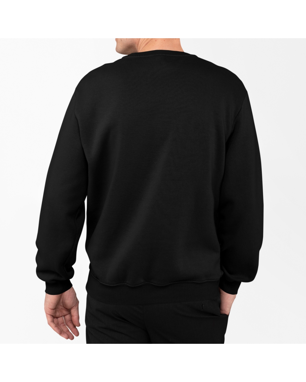 Чоловічий світшот стильний теплий Paranoid (чорний)