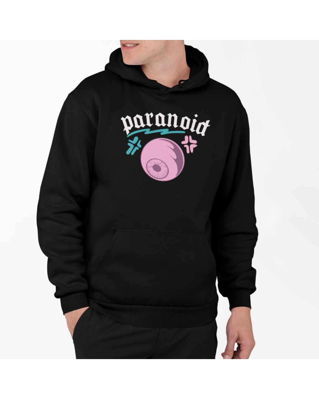 Толстовка чоловіча трьохнитка Paranoid Mishe 330034 чорна