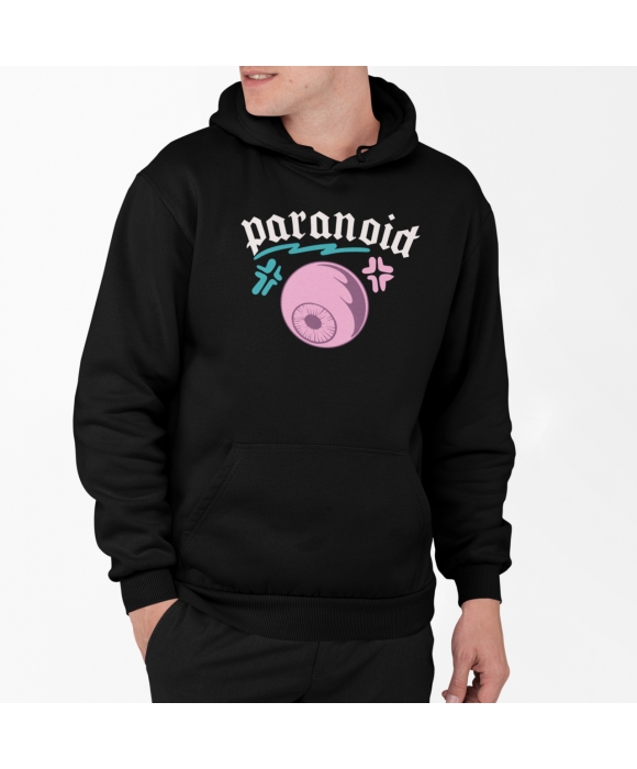 Толстовка чоловіча трьохнитка Paranoid Mishe 330034 чорна