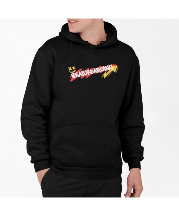 Толстовка чоловіча трьохнитка Skateboarding Mishe 330035 чорний