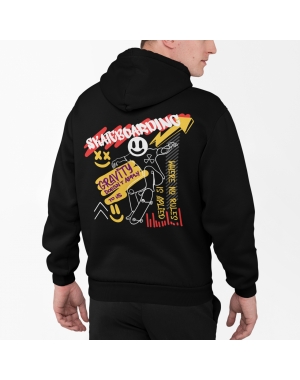 Толстовка мужская трёхнитка Skateboarding Mishe 330035 черный