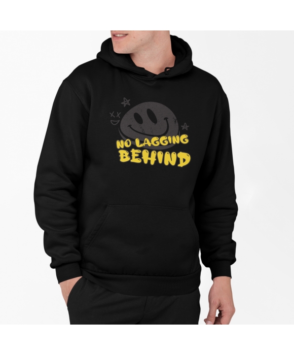 Худи с принтом мужской теплый  No Lagging Behind Mishe 330042