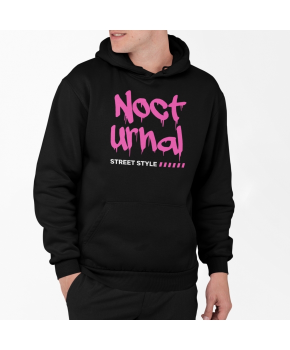 Худи мужской теплый Street Style черный Mishe 330041