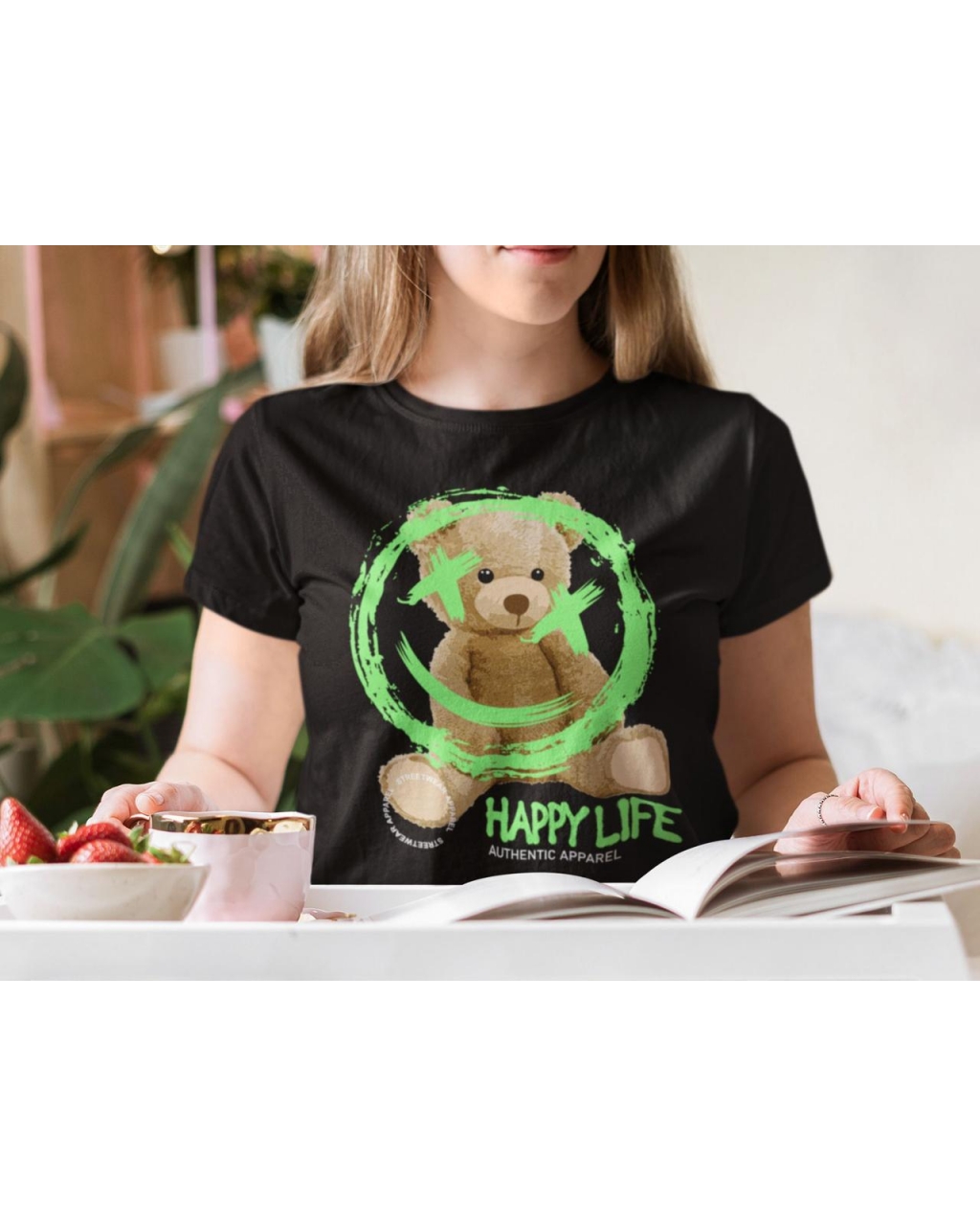 Футболка жіноча з натуральної бавовни teddy bear Mishe 20000003252