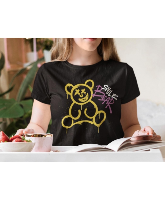 Жіноча повсякденна футболка з натуральної бавовни teddy bear Mishe 20000003253