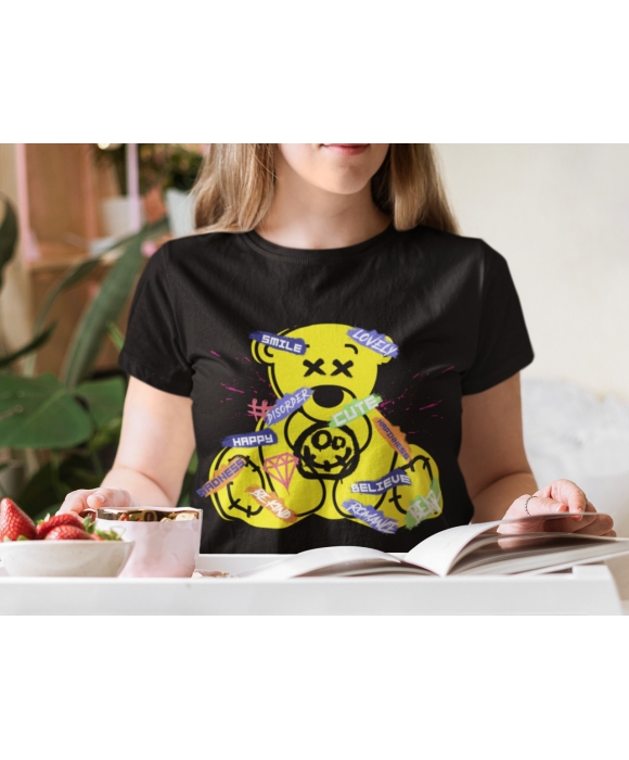 Яскрава жіноча футболка teddy bear Mishe 20000003263