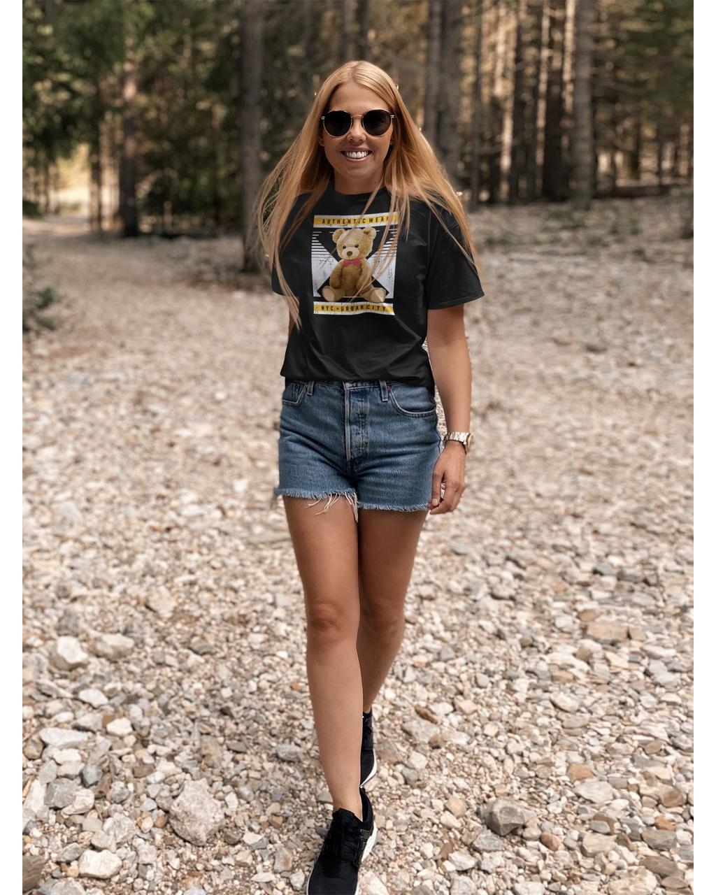 Жіноча футболка з принтом teddy bear Mishe 20000003266