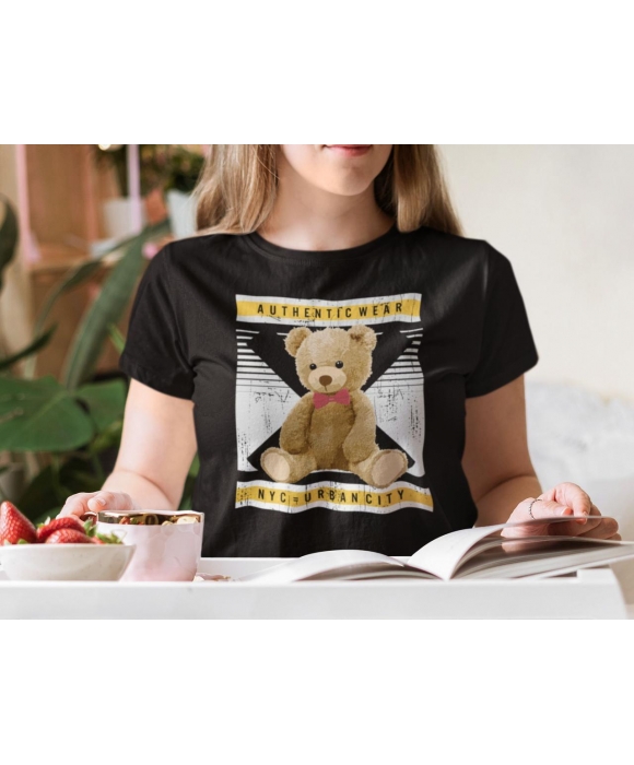 Женская футболка с принтом  teddy bear Mishe 20000003266