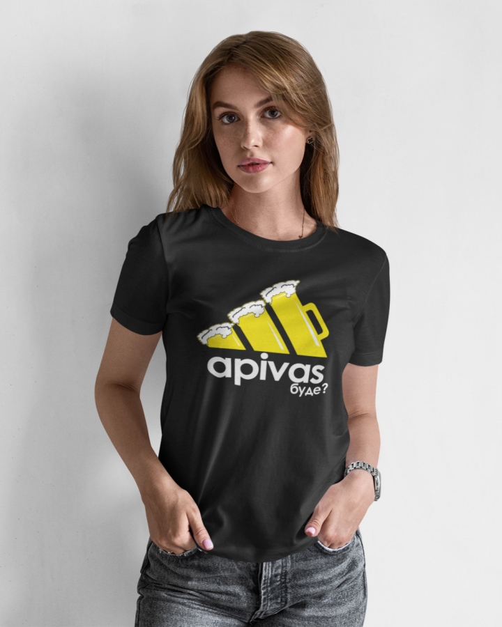 Футболка женская  Apivas буде mishe 2000334 черная