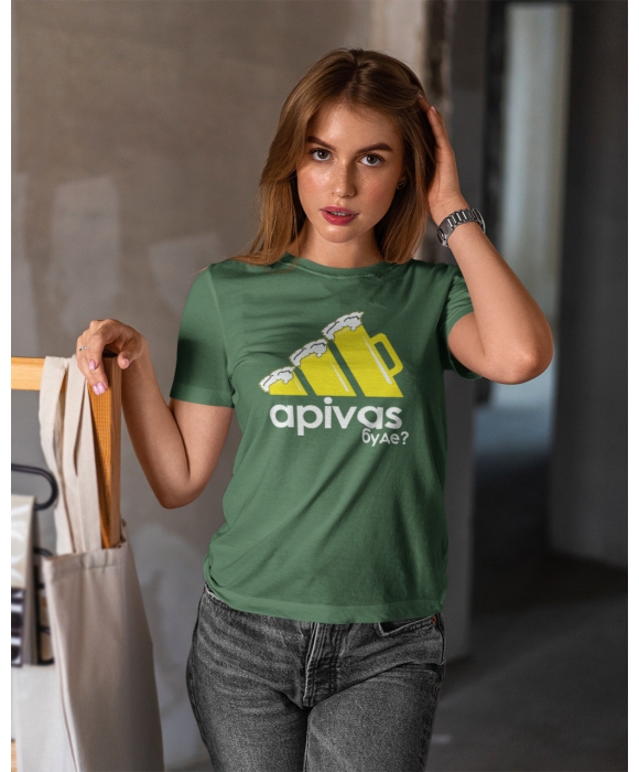 Футболка женская  Apivas буде mishe 2000336 зелёная