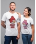 Парные футболки "Angry bird" (черный / белый) Mishe 2000400406